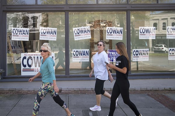 John Cowan, a Rome neurosurgeon, was Marjorie Taylor Greene's closest competitor in last year's Republican primary, forcing her into a runoff. He is weighing another run against her next year. (ALYSSA POINTER / ALYSSA.POINTER@AJC.COM)