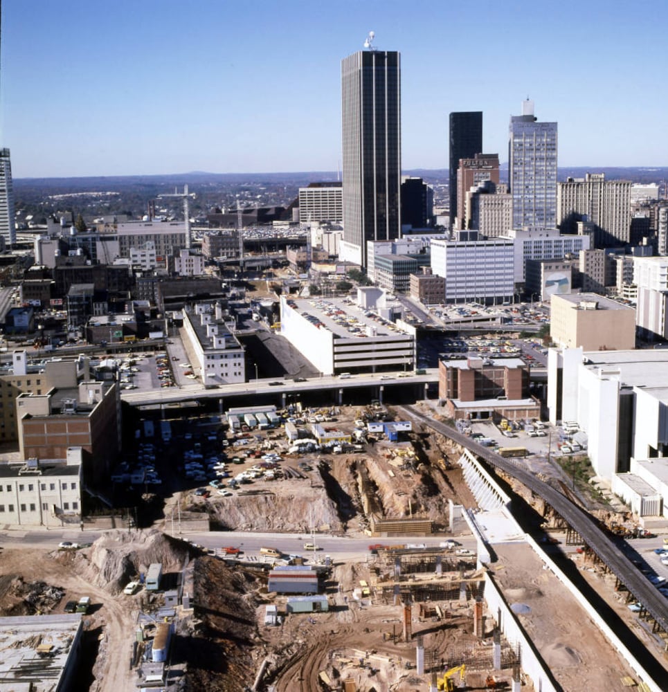 Buildings and streets, 1970s