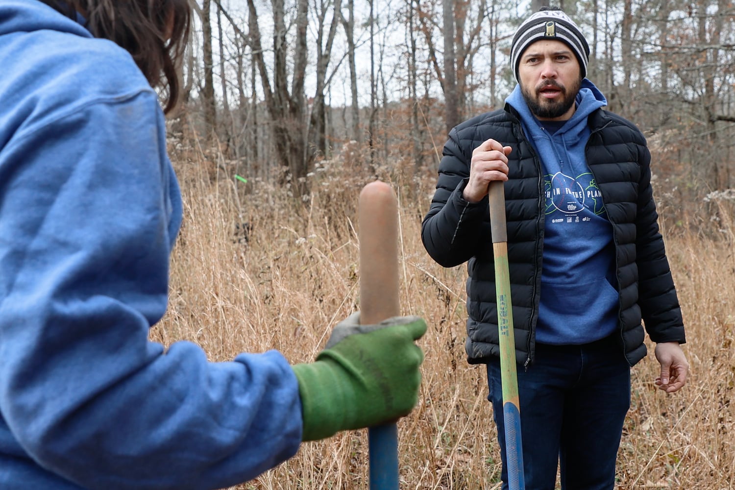 Travis D’Arnaud Plants Trees