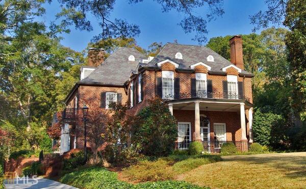 The home at Springdale Road is described as "one of the most elegant homes in Druid Hills."