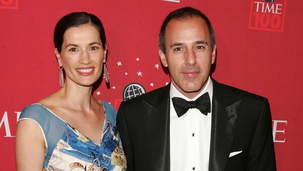 TV personality Matt Lauer and wife attend the Time Magazine's celebration of the 100 most influential people on May 8, 2007 in New York City.  (Photo by Peter Kramer/Getty Images)