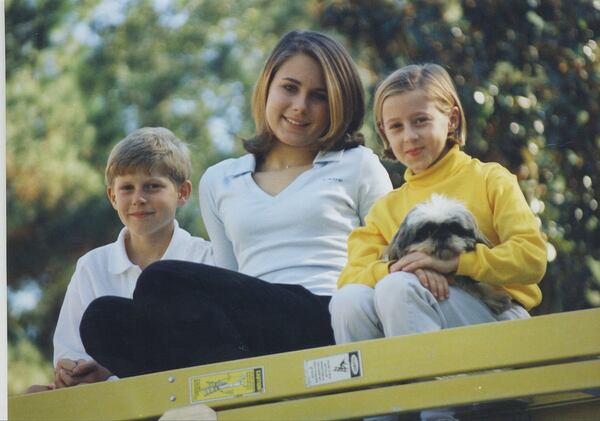 Siblings Will (from left), Haley and Kelly Kilpatrick. Haley was in sixth grade at the time the photo was taken, around 1998. CONTRIBUTED BY HALEY KILPATRICK