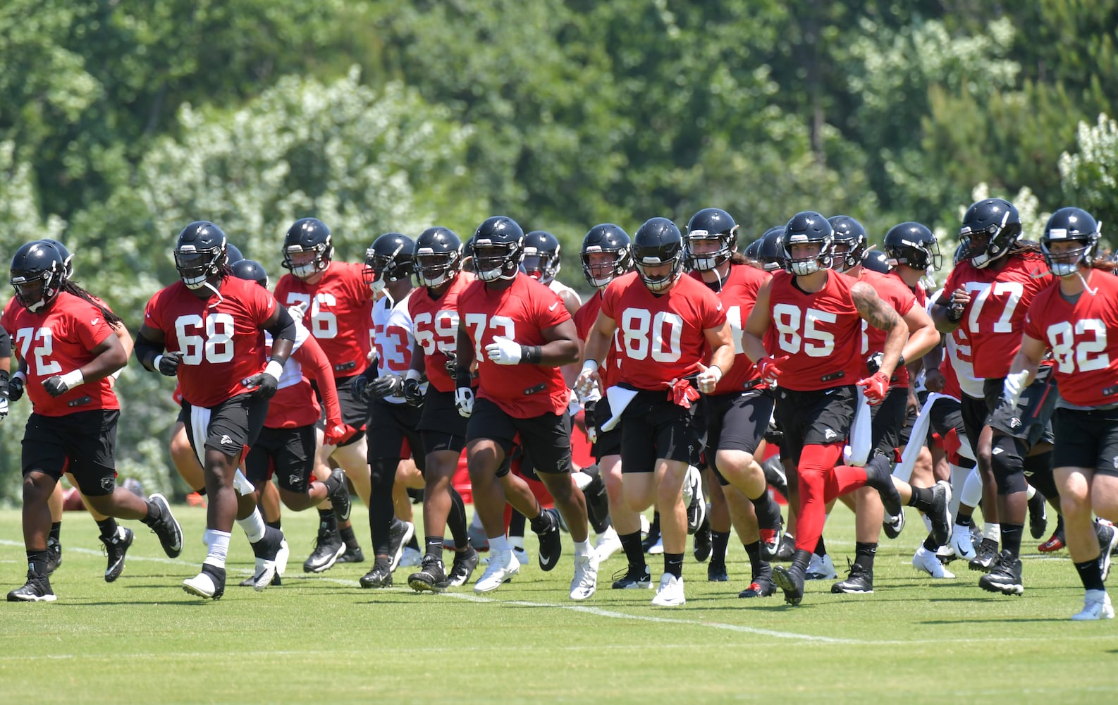 Photos: Falcons continue offseason workouts