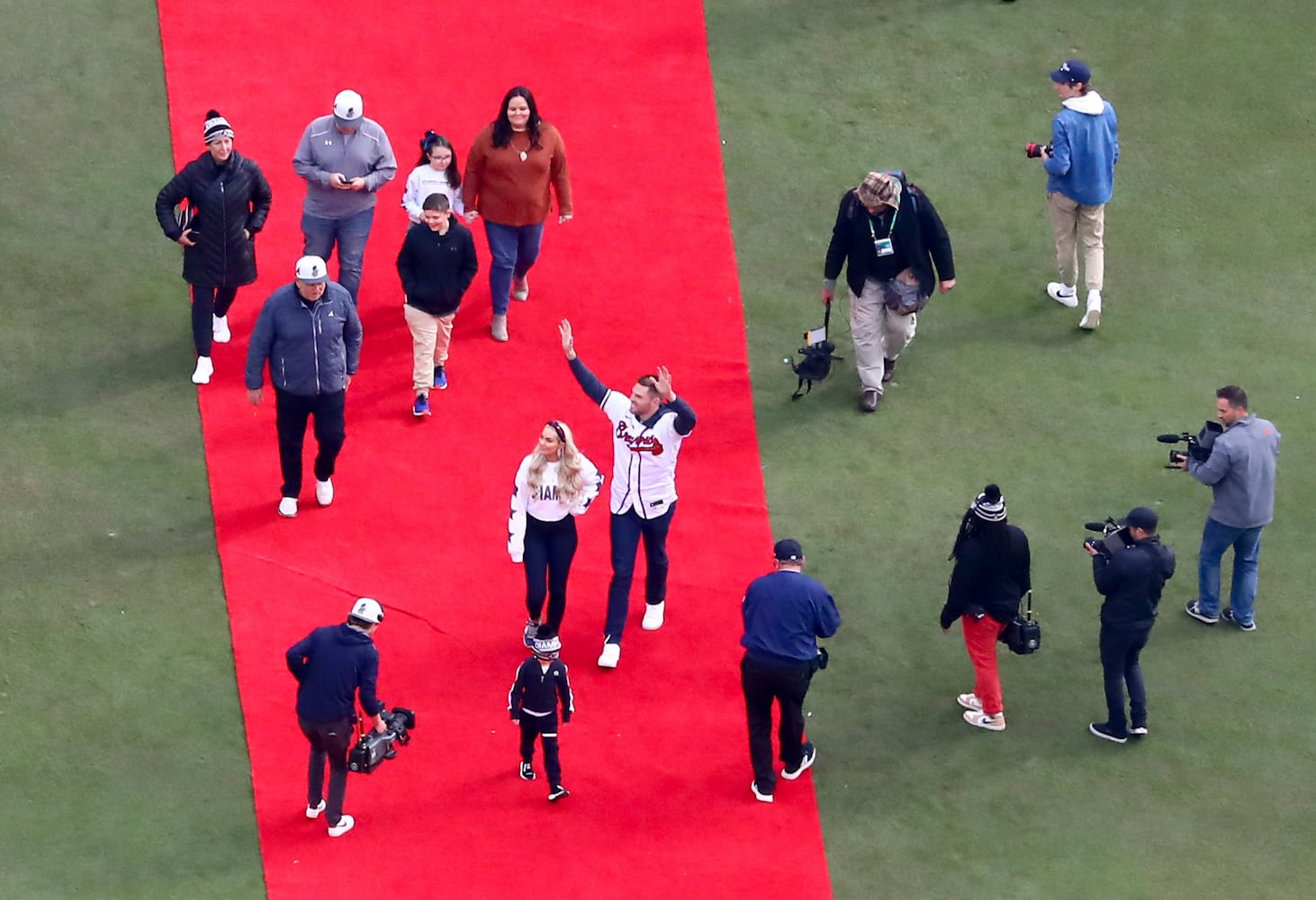 Braves baseball parade