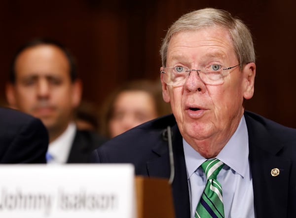 U.S. Sen. Johnny Isakson, R-Ga., in a 2017 file photo. AP/Alex Brandon