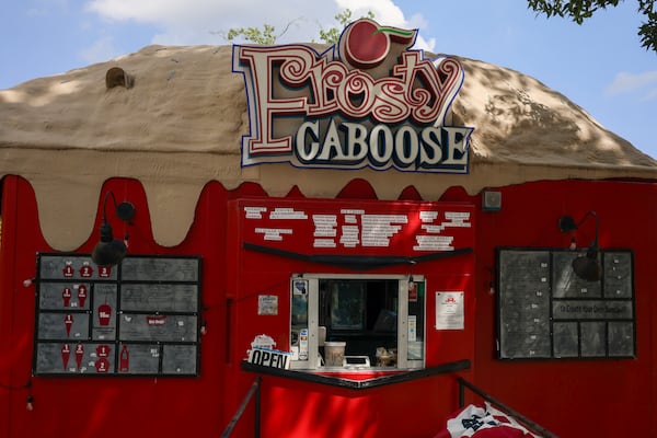 The Frosty Caboose ice cream shop has been in business in Chamblee for 15 years. (Jason Getz/jason.getz@ajc.com)
