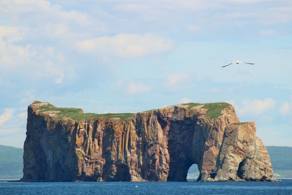 A visit to Gaspesie is incomplete without viewing Perce Rock, one of Canada's natural treasures. (Alan Solomon/Chicago Tribune/TNS)