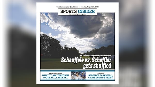 The Atlanta Journal-Constitution's digital magazine Sports Insider on Sunday, August 28, 2022.