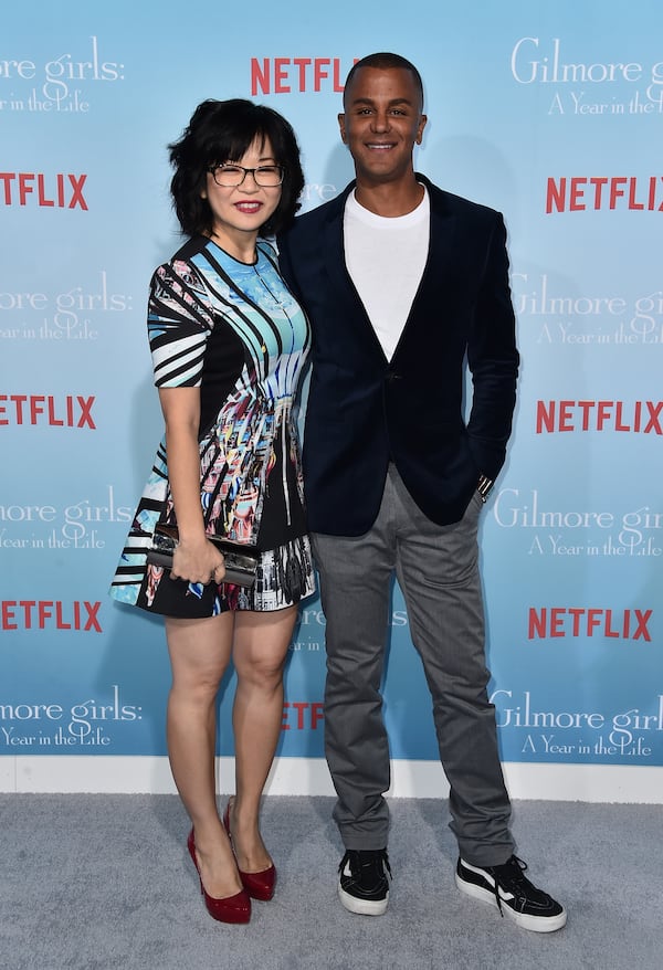  LOS ANGELES, CA - NOVEMBER 18: Actors Keiko Agena and Yanic Truesdale attend the premiere of Netflix's "Gilmore Girls: A Year In The Life" at the Regency Bruin Theatre on November 18, 2016 in Los Angeles, California. (Photo by Alberto E. Rodriguez/Getty Images)