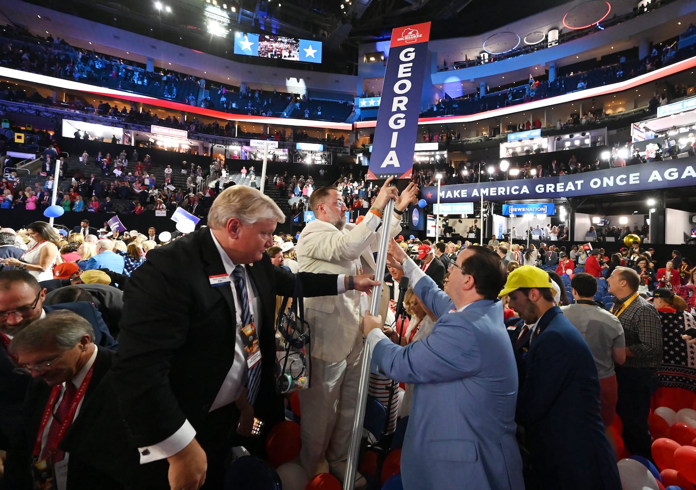 Georgia delegates at RNC