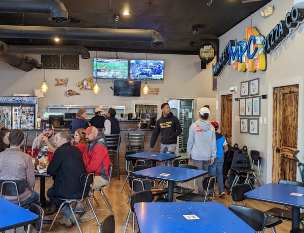 Marietta Pizza Co. is a fun place to fill up on pizza, especially when everyone wants a slice of something different. Courtesy of Paula Pontes