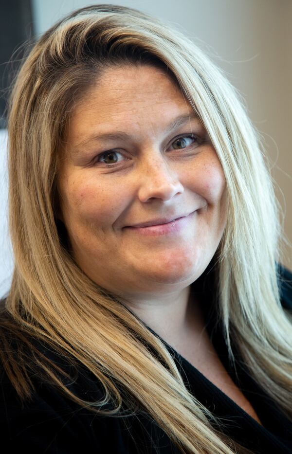 Paralegal Betsy Walraven poses for a photograph at the Nelson Elder Care Law office in Marietta. STEVE SCHAEFER FOR THE ATLANTA JOURNAL-CONSTITUTION