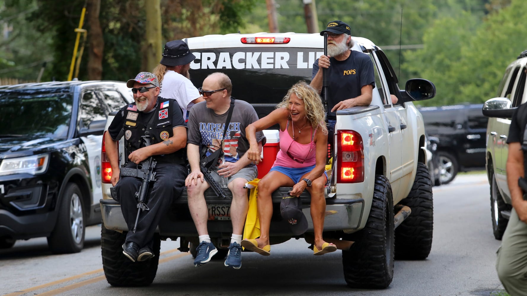 Stone mountain protest