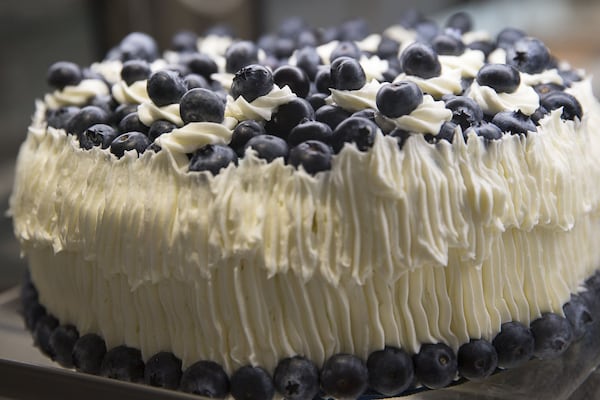 Emory University’s Stem to Root food bar features vegan desserts. (ALYSSA POINTER / AJC)