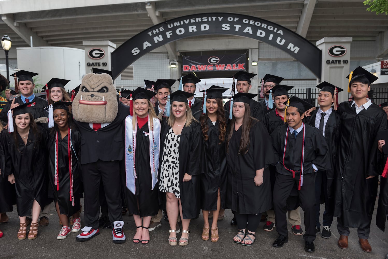 UGA graduation ceremony