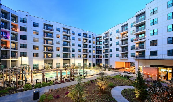 The 320-unit Iris O4W apartment complex opened last year. Its recent sale for nearly $400K per unit makes it the biggest apartment complex sale that the city has seen so far in 2024.