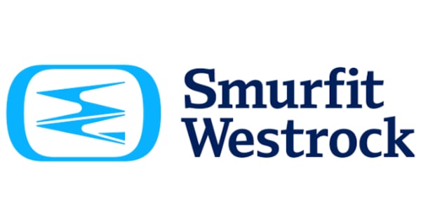 This is the new logo of Smurfit Westrock following the merger of WestRock and Smurfit Kappa in July 2024.