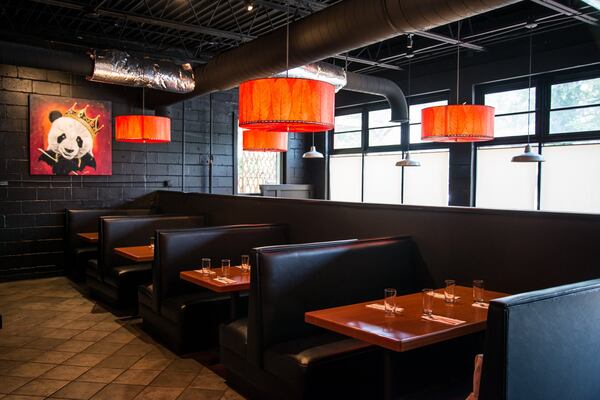 Double Dragon interior dining area. Photo credit- Mia Yakel.