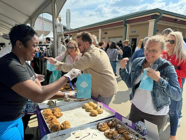 The Georgia Food + Wine Festival offers this cookie customer a reason to smile.