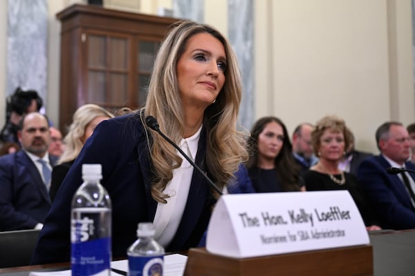 President Donald Trump wants former Georgia U.S. Sen. Kelly Loeffler to lead the Small Business Administration.