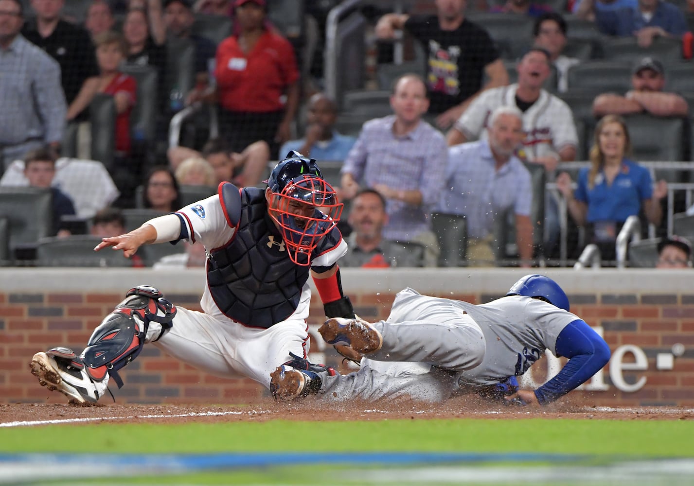 Photos: Acuna, Freeman lead Braves to playoff win over Dodgers