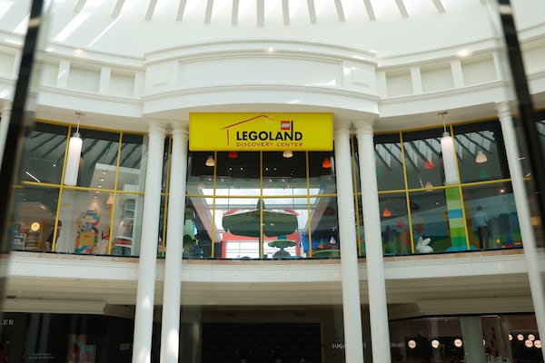 Exterior views of LEGO Discovery Center Atlanta inside of Phipps Plaza shown on Friday, March 31, 2023. (Natrice Miller/ natrice.miller@ajc.com)