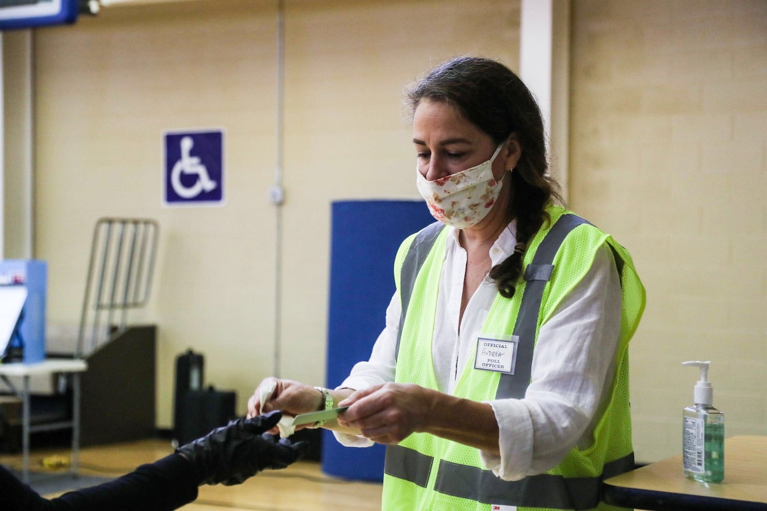 PHOTOS: Georgia voters struggle with long lines, new equipment, social distancing