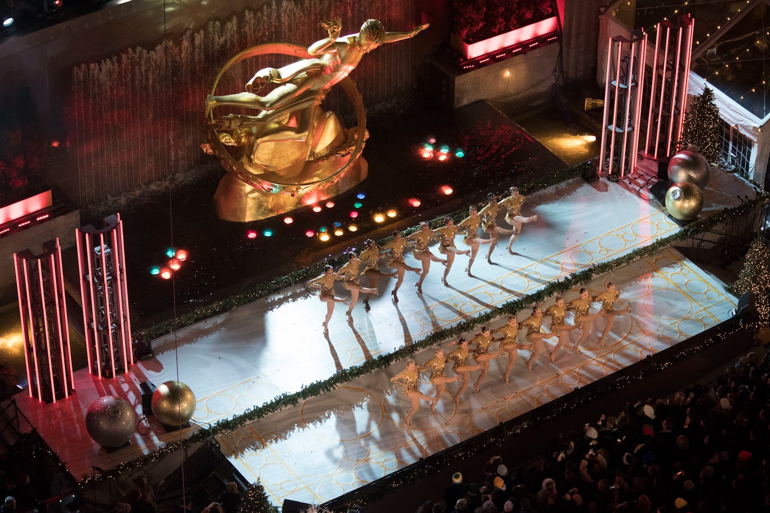 Photos: Rockefeller Center Christmas Tree Lighting 2018