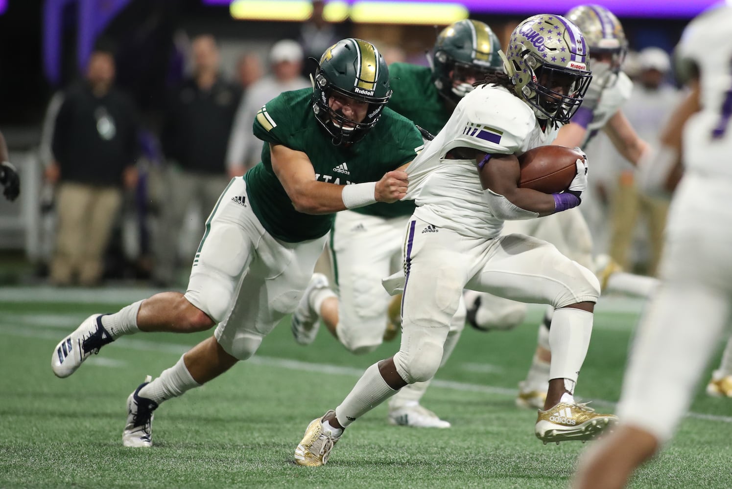 Photos: Day 2 of HS state title games at Mercedes-Benz Stadium