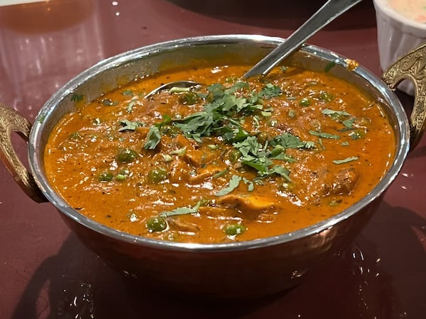 Chicken tikka masala from Rasoi Fusion.