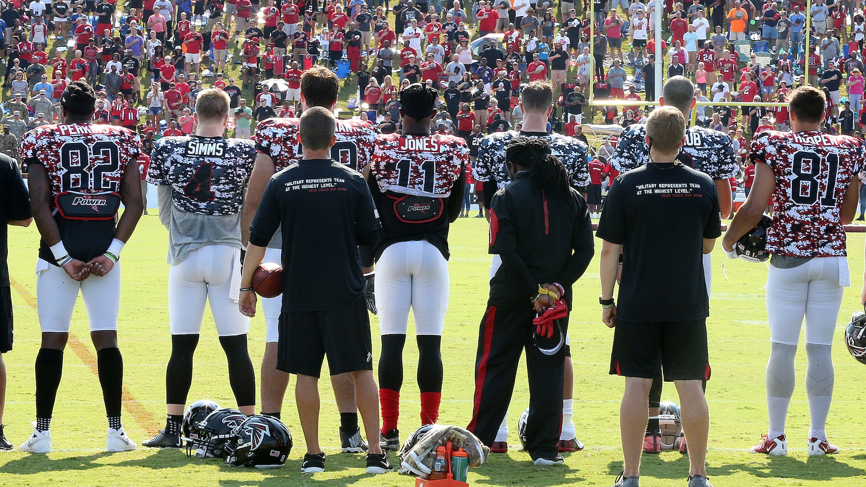 Atlanta Falcons Military Day at Training Camp