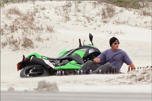 Zac and his ATV. Photo: Atlanta Filming