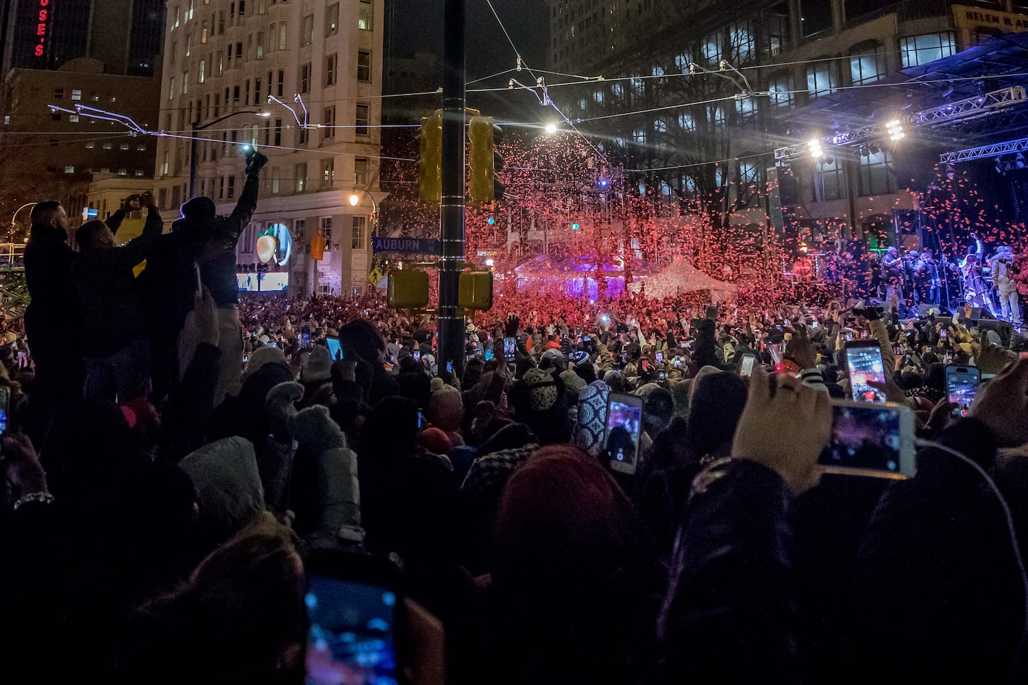 Photos: Atlanta rings in the new year