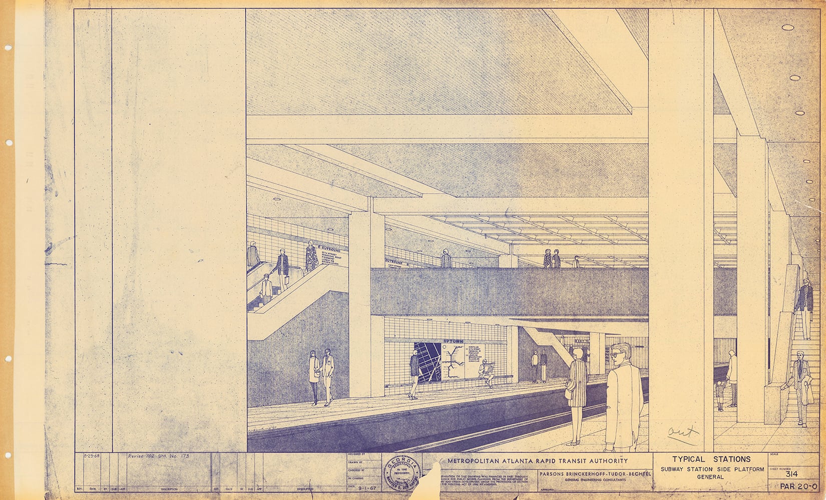 Flashback Photos: Planning MARTA’s future 50 years ago