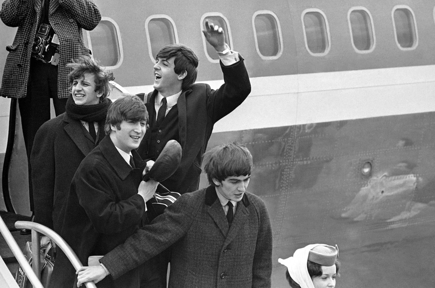 Beatles debut in U.S. on Ed Sullivan Show