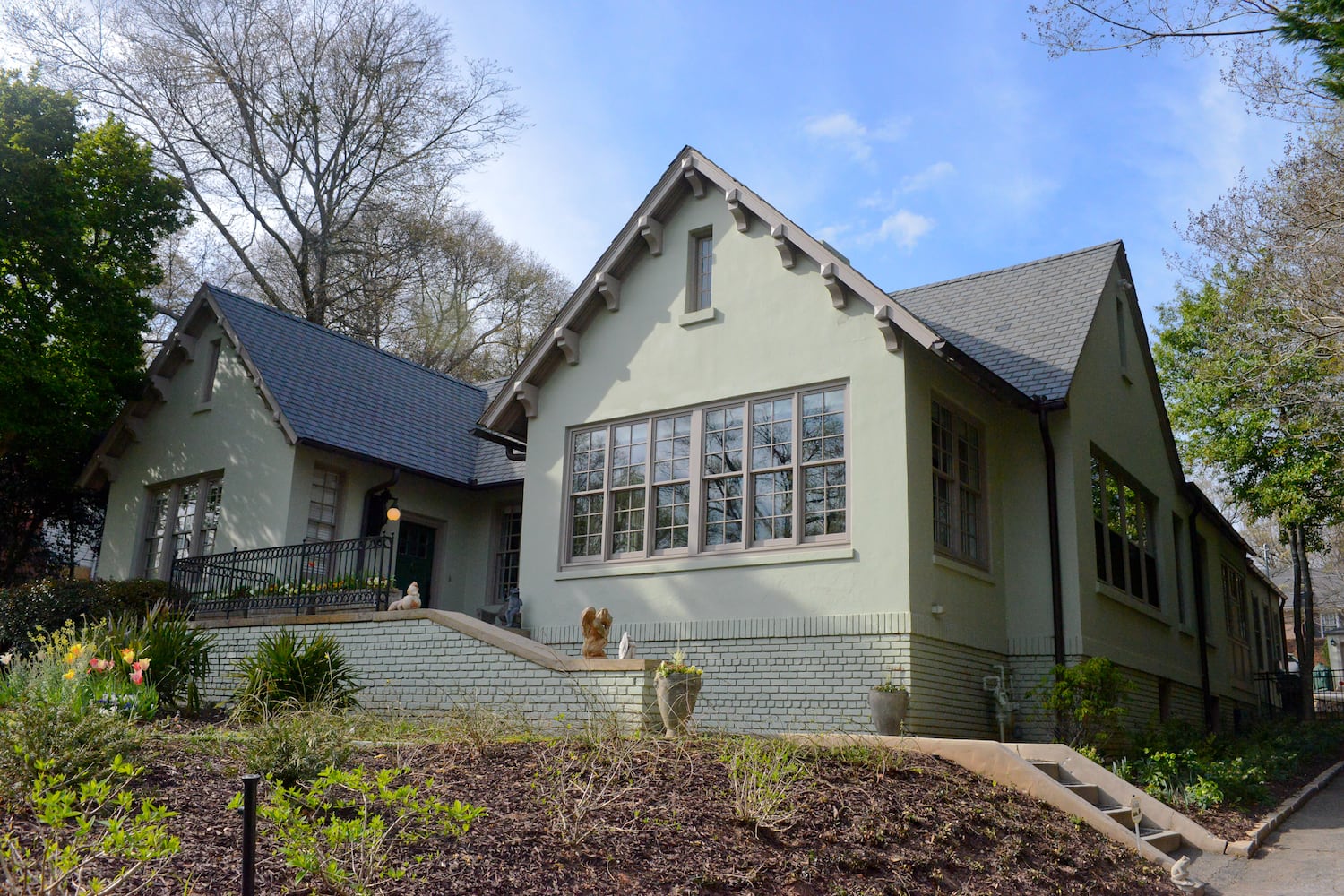 Eclectic cottage with courtyard on Druid Hills Home Tour