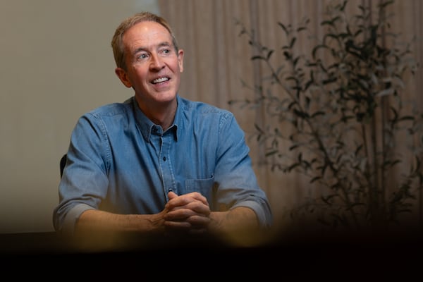 Andy Stanley at the North Point Ministries office in Alpharetta on Tuesday, Dec. 10, 2024.   Ben Gray for the Atlanta Journal-Constitution