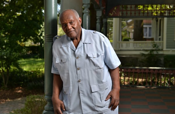 Portrait of Lonnie King at Hammonds House Museum in Atlanta on Friday, August 9, 2013. In 1963, for different, yet similar reasons, Lonnie King, Shirley Alexander, Eunice Lawrence Harvey and Charles Black, each made it to the historic March on Washington. Now, 50 years later, each of them recounts their story about why they went to the march, what they experienced and how the events shaped them. HYOSUB SHIN / HSHIN@AJC.COM