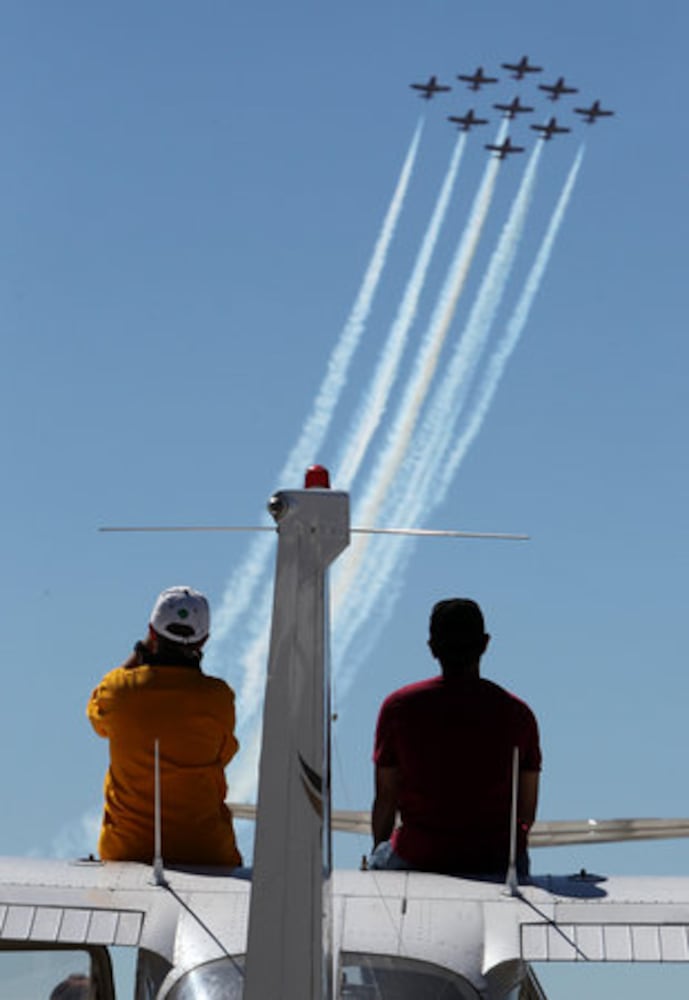 Blue Angels air show at Dobbins