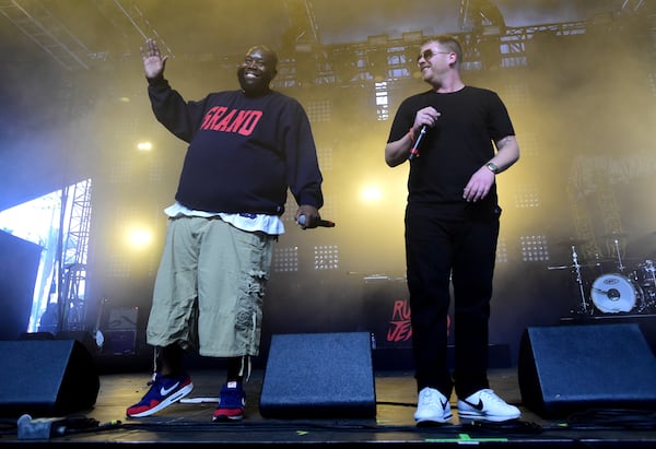 Run the Jewels, featuring Atlanta rapper Killer Mike, will supply some rap sounds at Music Midtown. Photo: Getty Images.