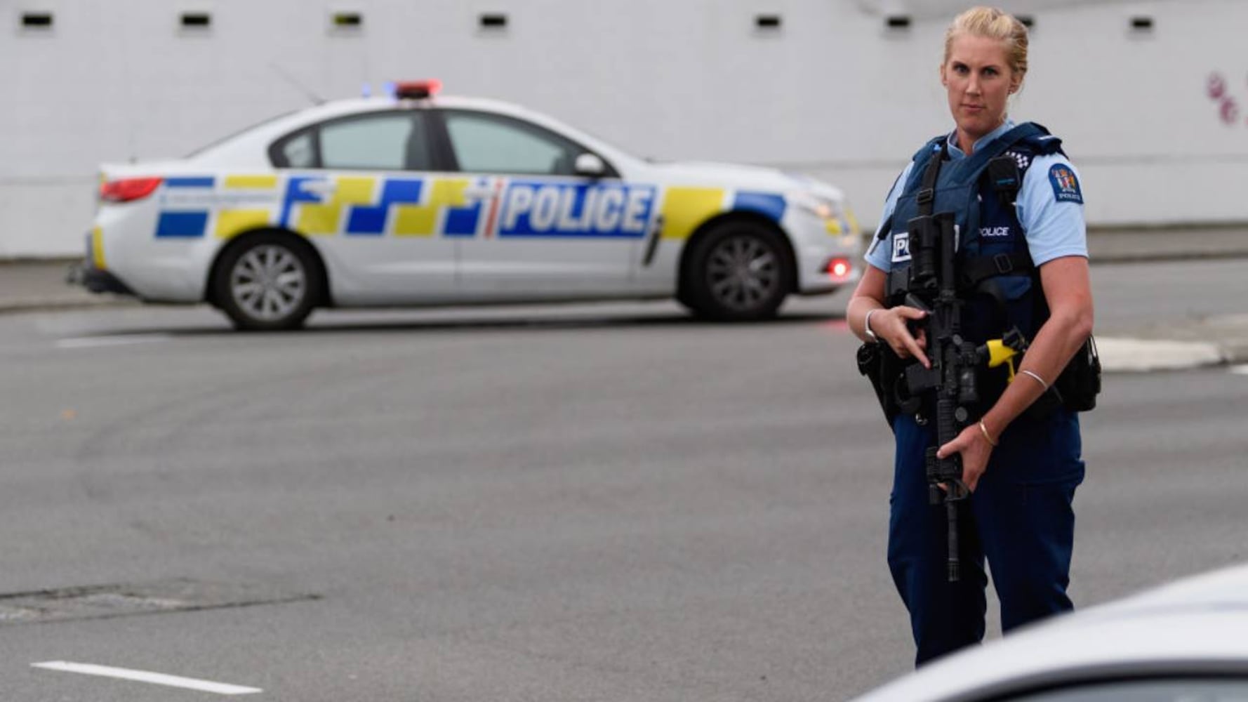 Photos: Mass casualties reported in New Zealand mosque shooting