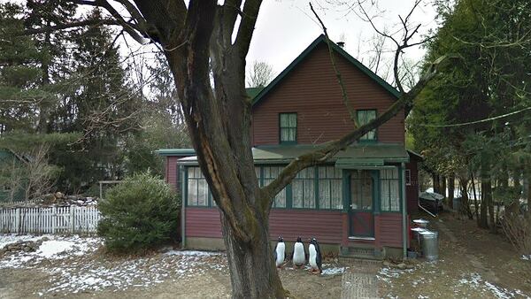 Pictured in a February 2013 Street View image is the home at 27 Slocum Ave. in Tappan, New York, where Paul Rosenfeld is accused of building a bomb he planned to detonate on the National Mall on Election Day. Rosenfeld, 56, is charged with unlawful manufacture of a destructive device and interstate transportation and receipt of an explosive.