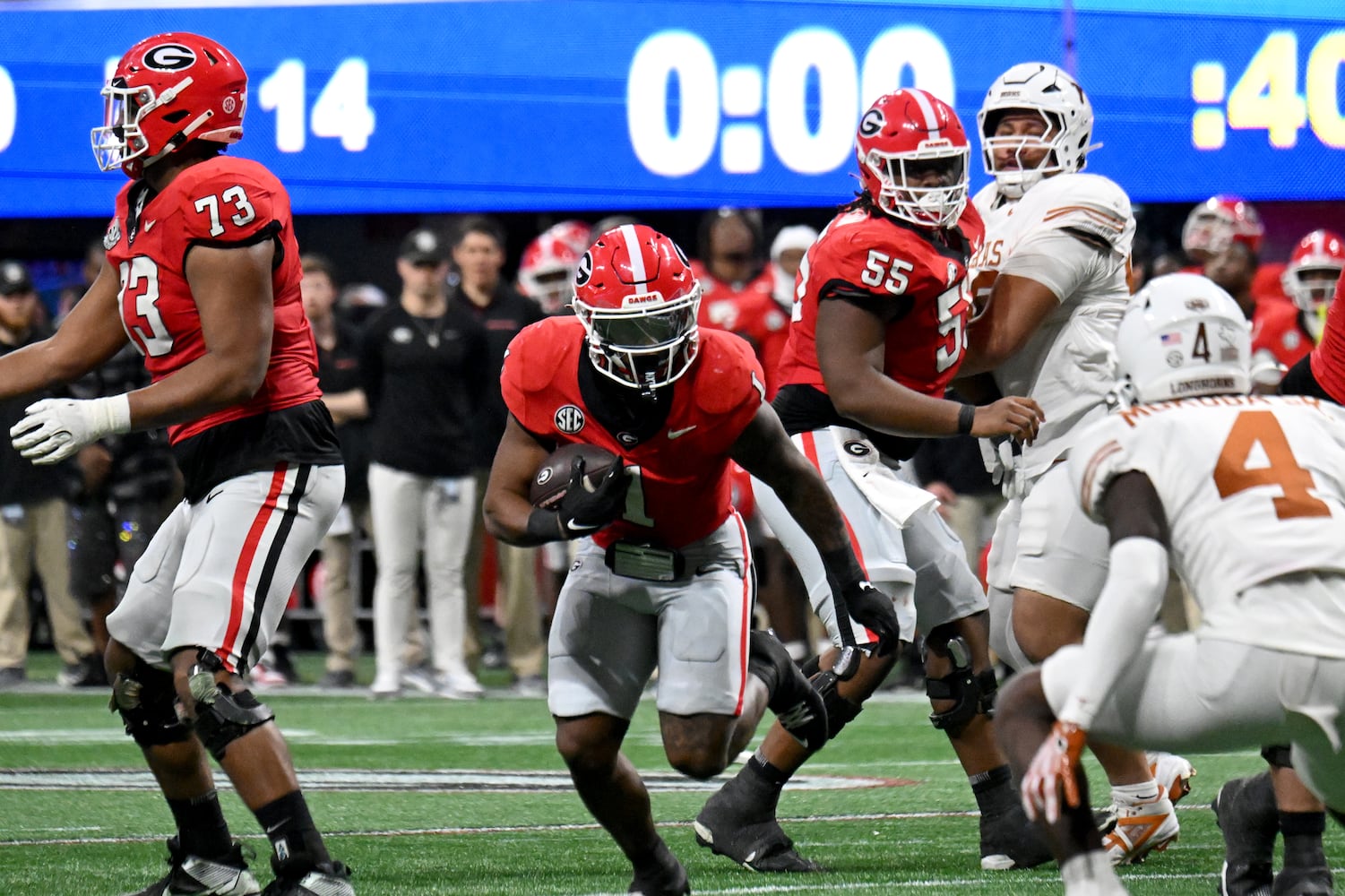 SEC Championship Georgia vs Texas