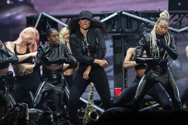 Ciara performs at 2019 Bud Light Super Bowl Music Festival in Atlanta.