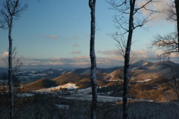 Steve Pearson shared this February 2020 deck view from his Mountain City, TN, cabin.