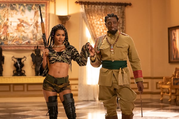 Teyana Taylor and Wesley Snipes star in "Coming 2 America." Photo Courtesy of Amazon Studios