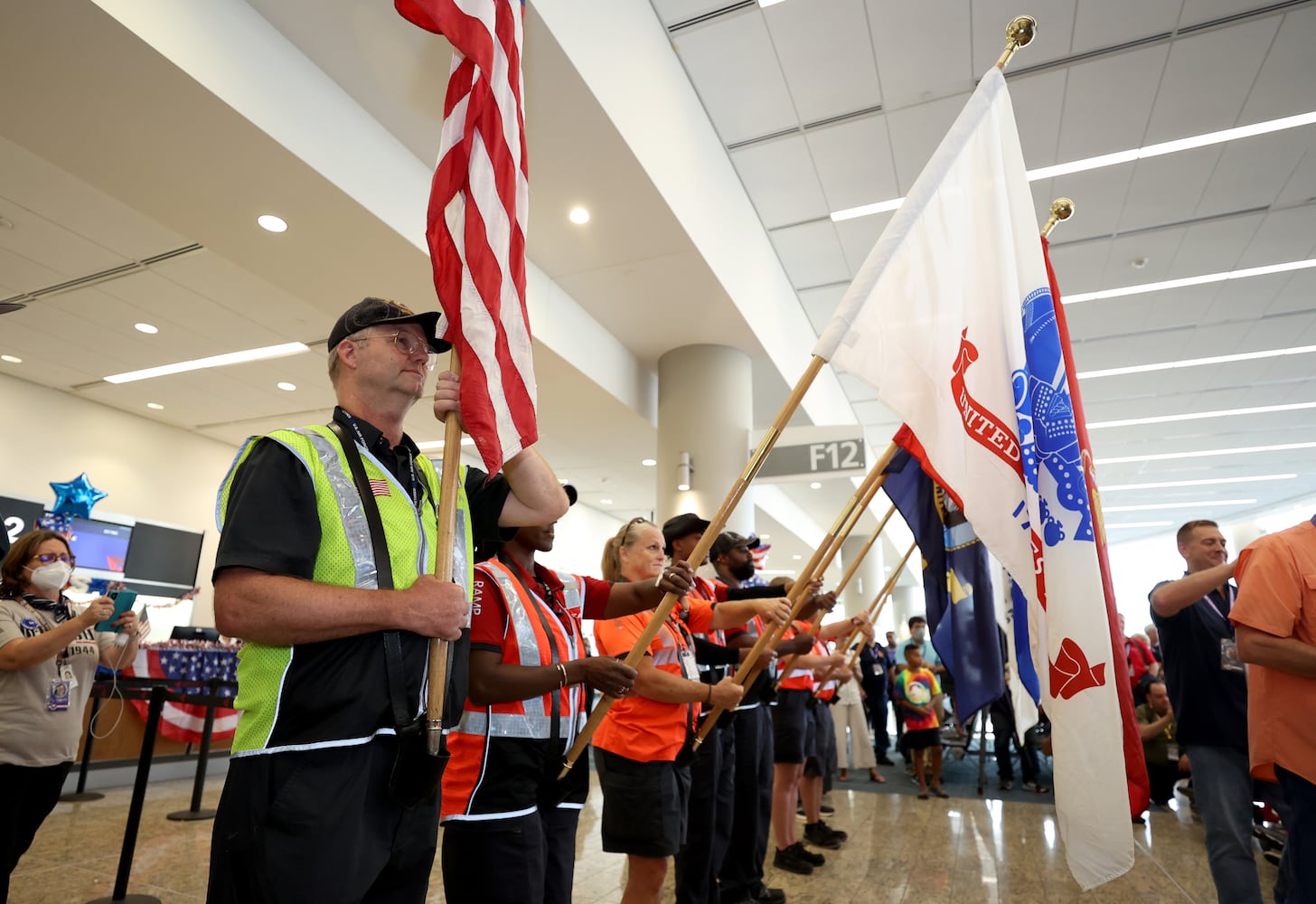 WWII Veterans Delta flight to Normandy