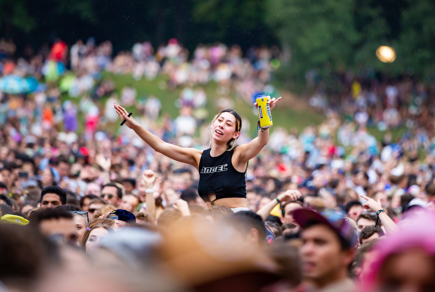 Fans enjoy Music Midtown on Saturday, September 18, 2021, in Piedmont Park. (Photo: Ryan Fleisher for The Atlanta Journal-Constitution)