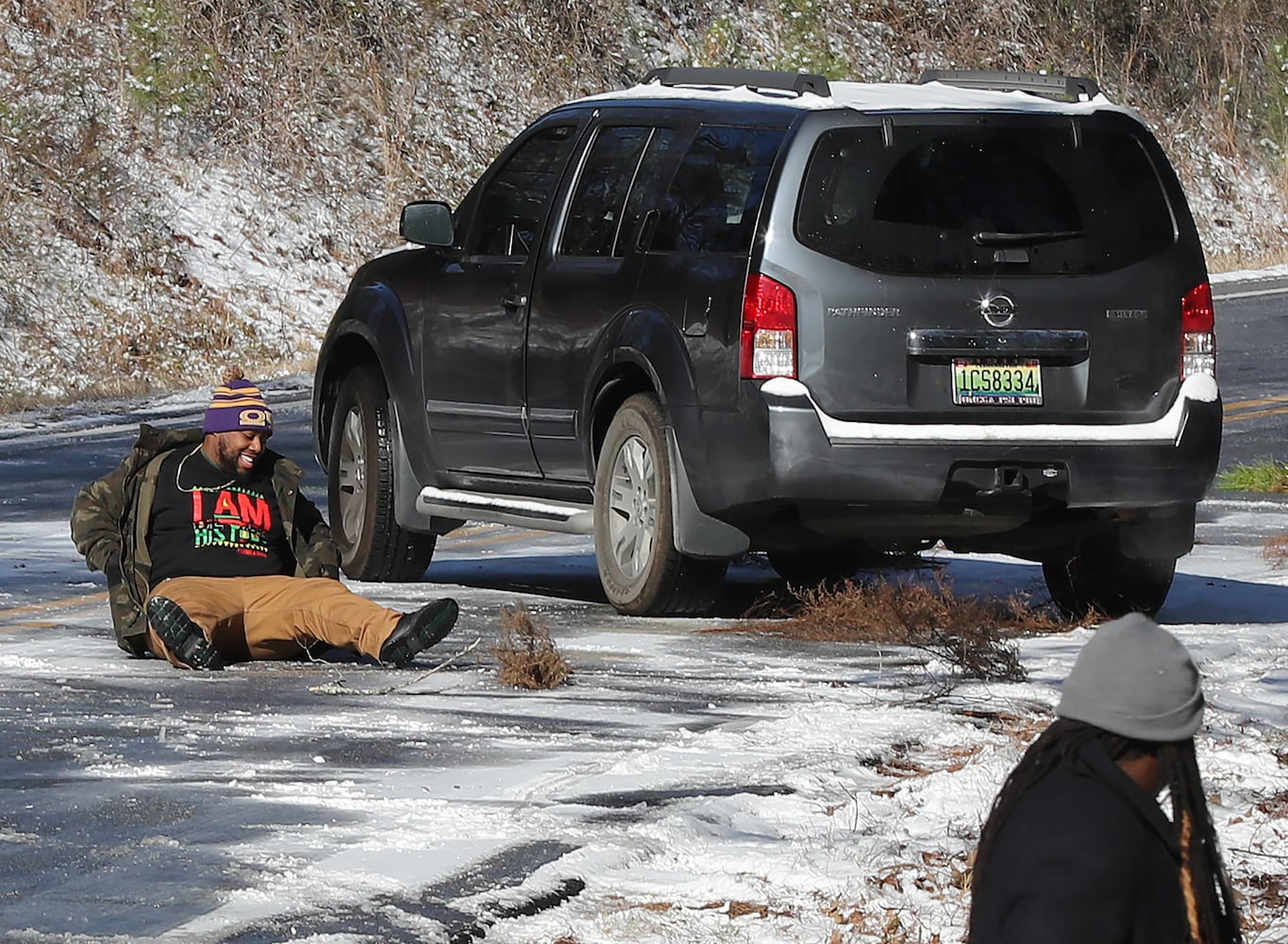 Photos: Frigid cold and snow move in to metro Atlanta