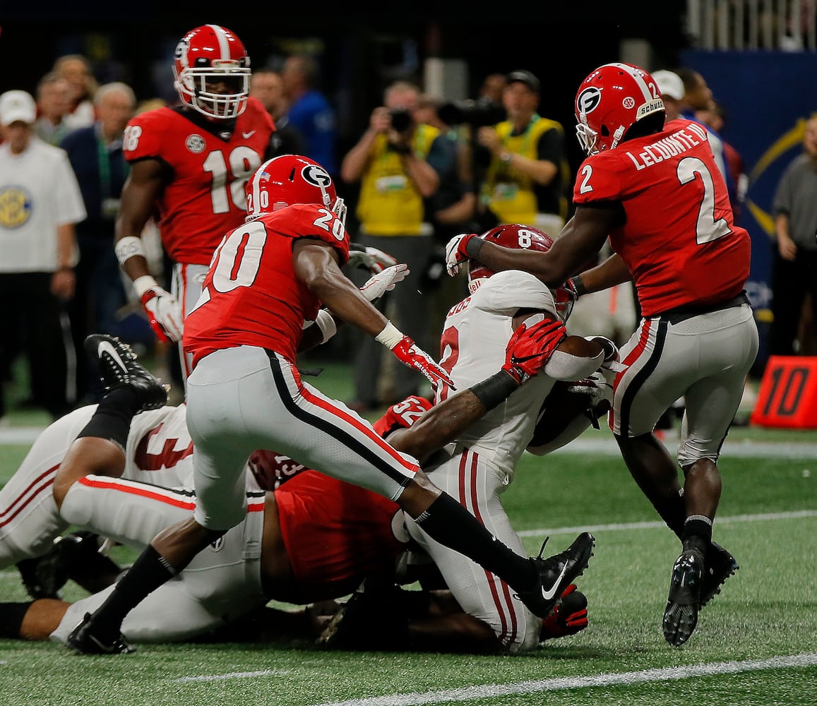 Photos: Bulldogs battle Alabama in SEC Championship game